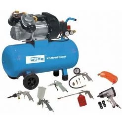 Güde Compresseur Ensemble 400/10/50 DG, 15 Pièces - 71170