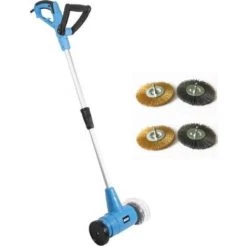 Güde Brosse à Mauvaises Herbes électrique / Nettoyeur De Joints Avec Quatre Brosses - 400W - 340 X 275 X 1230mm -GRF 401